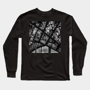 Wylam Railway Bridge - Looking Up Long Sleeve T-Shirt